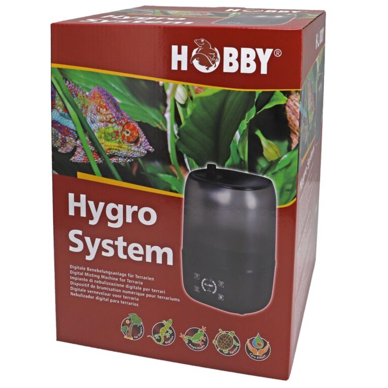Das Hobby Hygro System ist eine Hochleistungs-Benebelungsanlage für Terrarien.