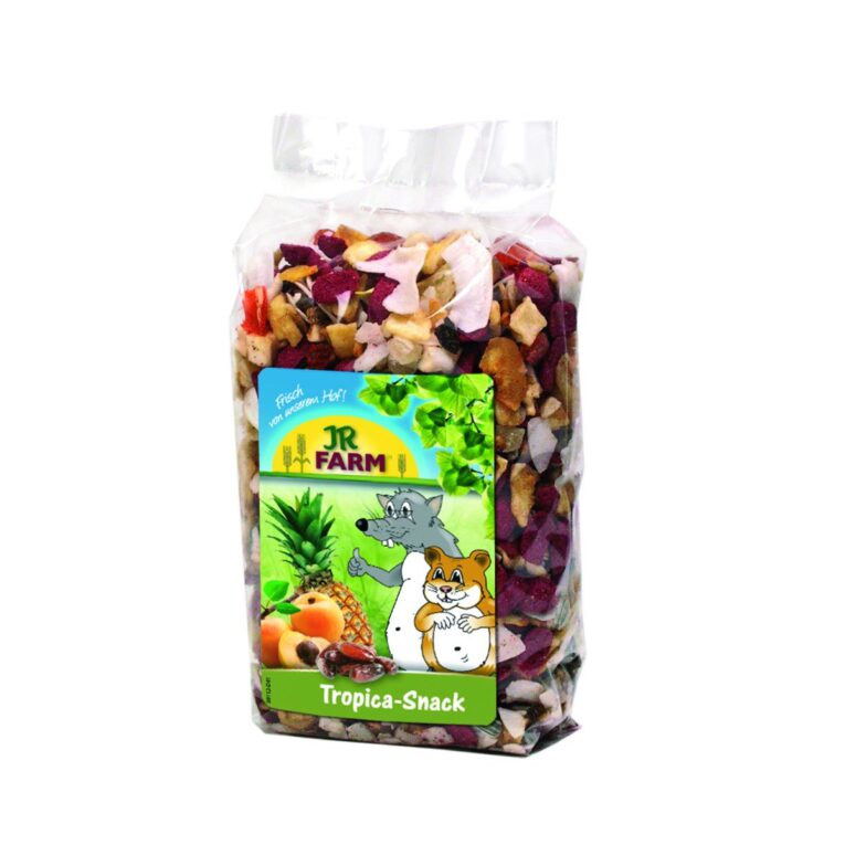 Ergänzungsfutter für Nager und Kleintiere mit exotischen Früchten. Abwechslungsreiche