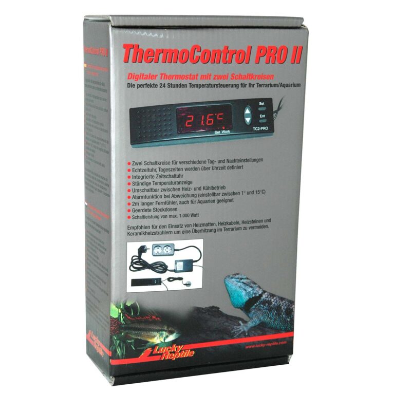 ThermoControl Pro II - Professioneller Digitaler Thermostat mit zwei Schaltkreisen.