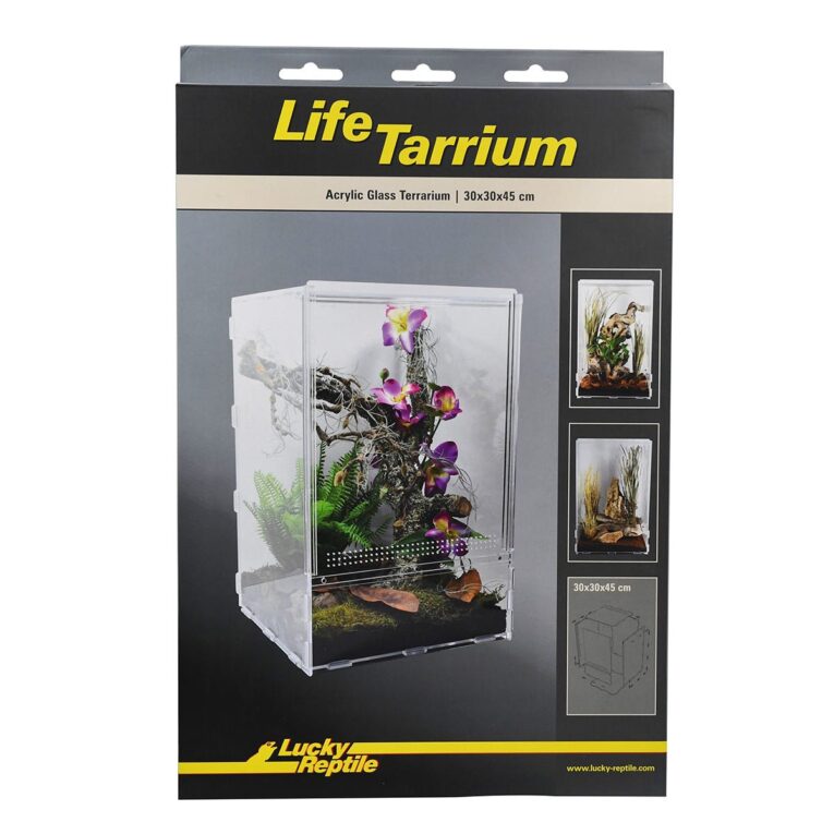 Mit dem LifeTarrium von Lucky Reptile schaffst Du eine optimale Umgebung für Deine Reptilien. Aus zusammensteckbaren Acrylglas-Scheiben.