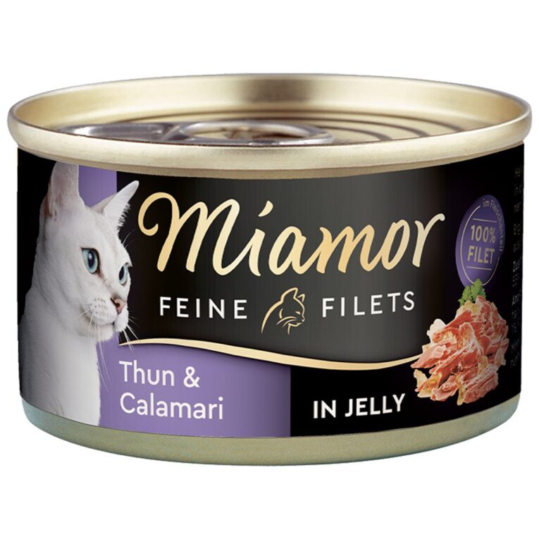 Katzen-Nassfutter von Miamor mit Vitaminen. Mit wohlschmeckendem Fisch für kleine Feinschmecker. Das Futter ist speziell auf die Bedürfnisse von erwachsenen Katzen angepasst.