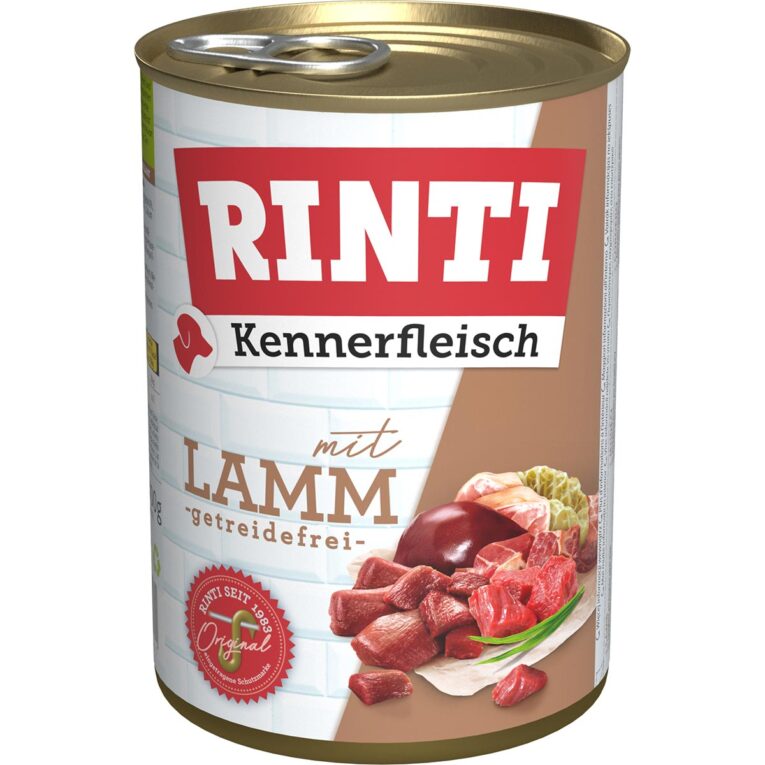 Rinti Kennerfleisch ist geeignet für Hunde in allen Körpergrößen. Köstliches Futter