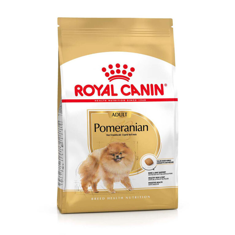 Das Trockenfutter von Royal Canin wurde speziell für die Ernährungsbedürfnisse des ausgewachsenen Pomeranians entwickelt. Die Krokette sind in ihrer Größe