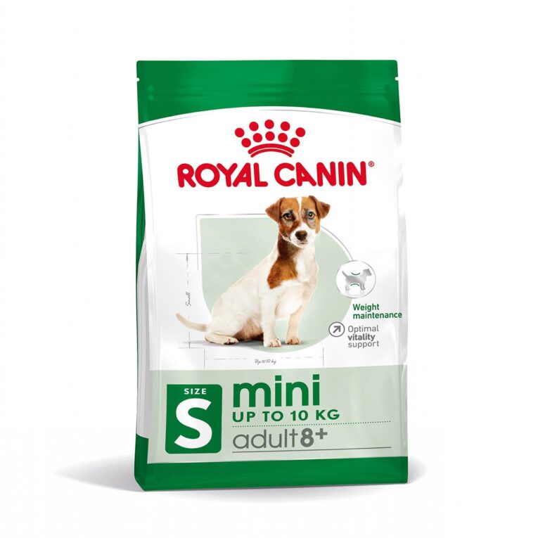 Alleinfuttermittel für Hunde - Für ältere kleine Hunde (bis zu 10 kg) - Ab dem 8. Lebensjahr.