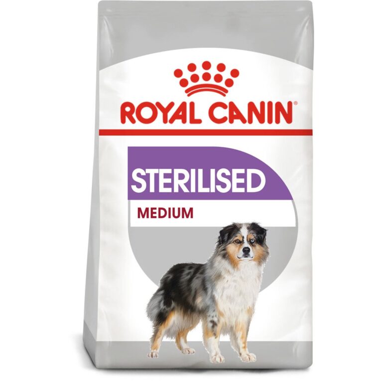 Alleinfuttermittel für Hunde - Für ausgewachsene und kastrierte mittelgroße Hunde (11 bis 25 kg) mit Neigung zur Gewichtszunahme (ab dem 12. Lebensmonat).