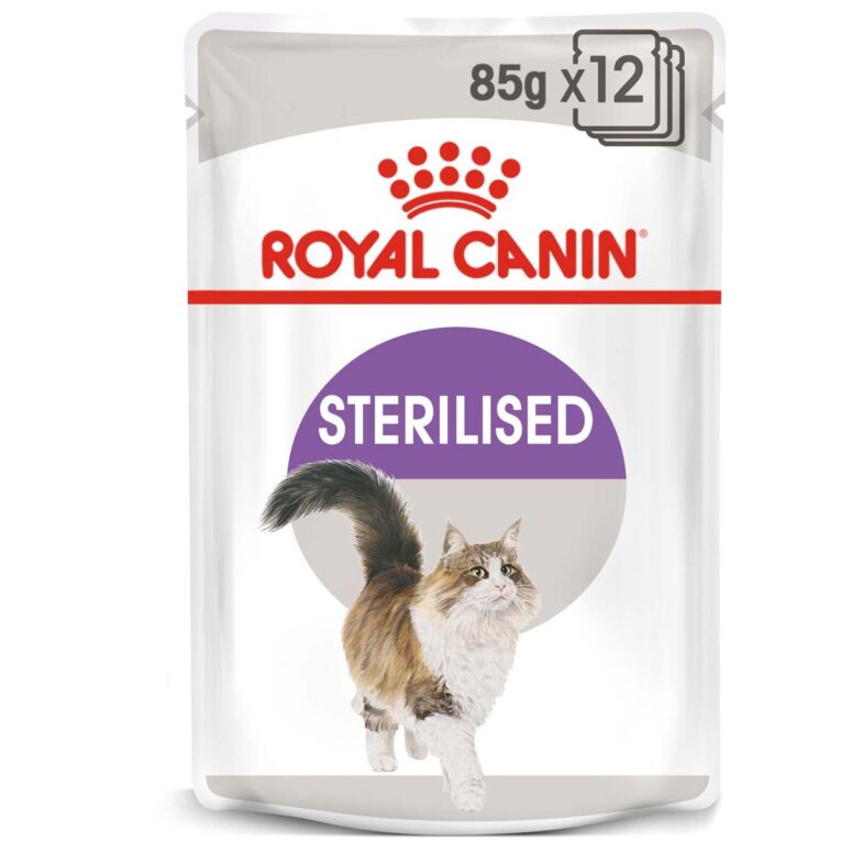 ROYAL CANIN STERILISED Mousse Nassfutter für ausgewachsene Katzen.