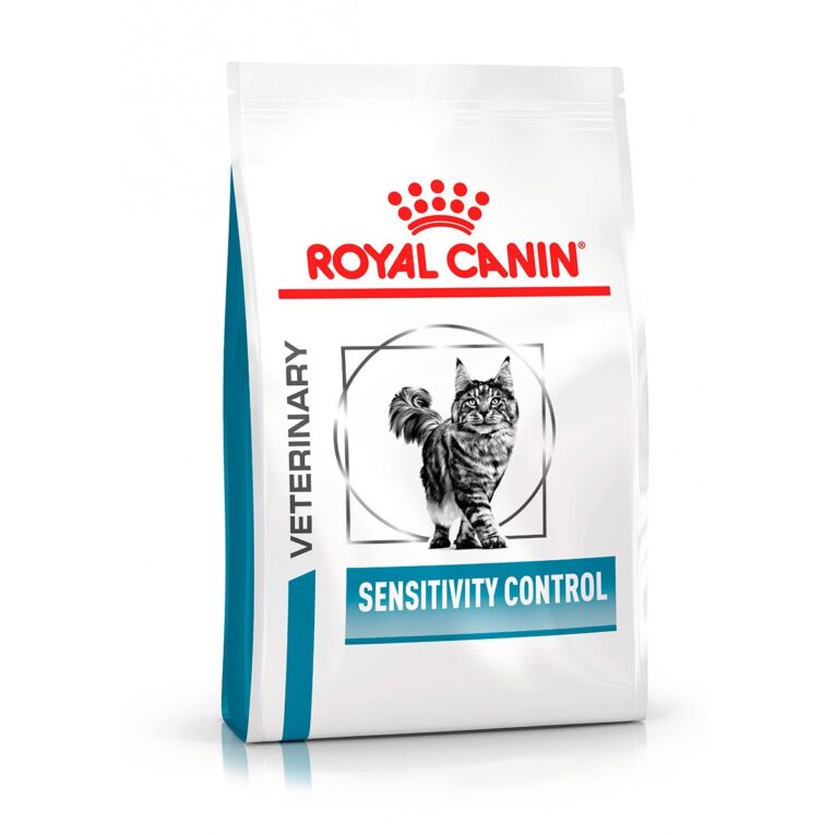 ROYAL CANIN SENSITIVITY CONTROL Trockennahrung ist ein Diät-Alleinfuttermittel für Katzen zur Minderung von Ausgangserzeugnis- und Nährstoffintoleranzerscheinungen. Ausgewählte und zahlenmäßig begrenzte Proteinquellen und ausgewählte Kohlenhydratquellen.