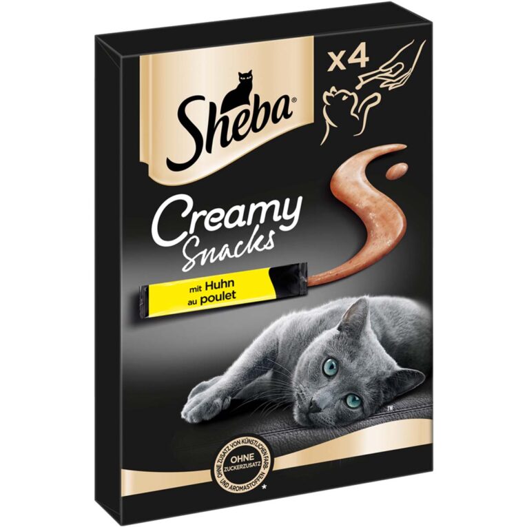 Unwiderstehlich cremige Katzensnacks für mehr gemeinsame Momente zwischen Ihnen und Ihrer Katze. Aufgrund der cremigen Textur können diese Leckerlis einfach aus dem Beutel genascht werden - ideal für die Fütterung per Hand. Eine besondere Erfahrung