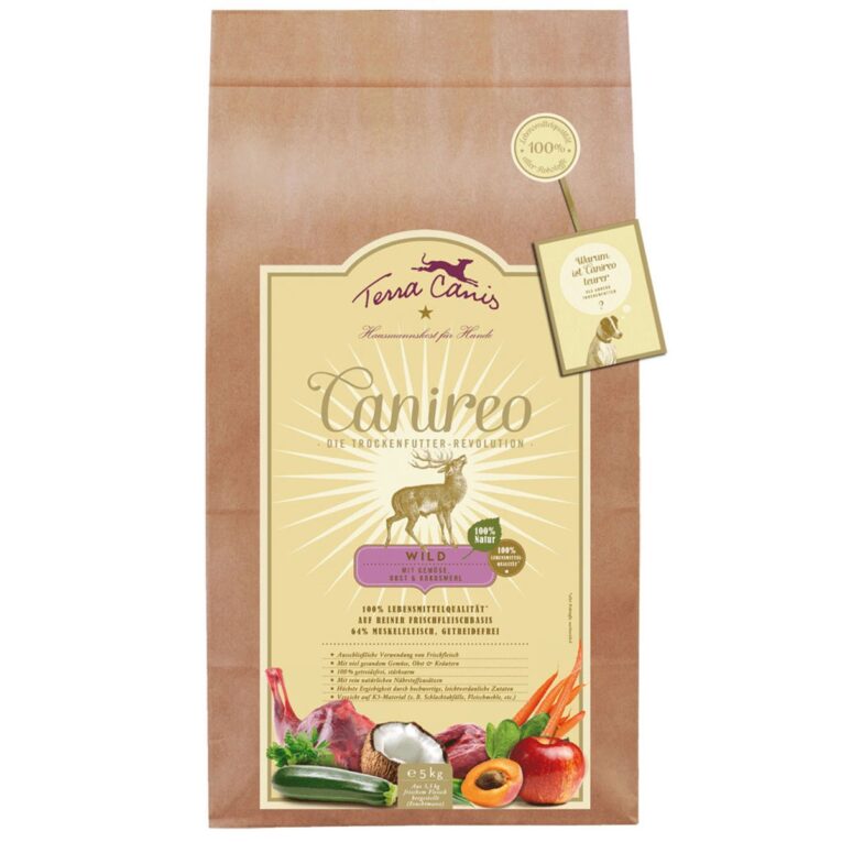 Terra Canis-Trockenfutter Canireo beinhaltet nur natürliche Zutaten von höchster Qualität