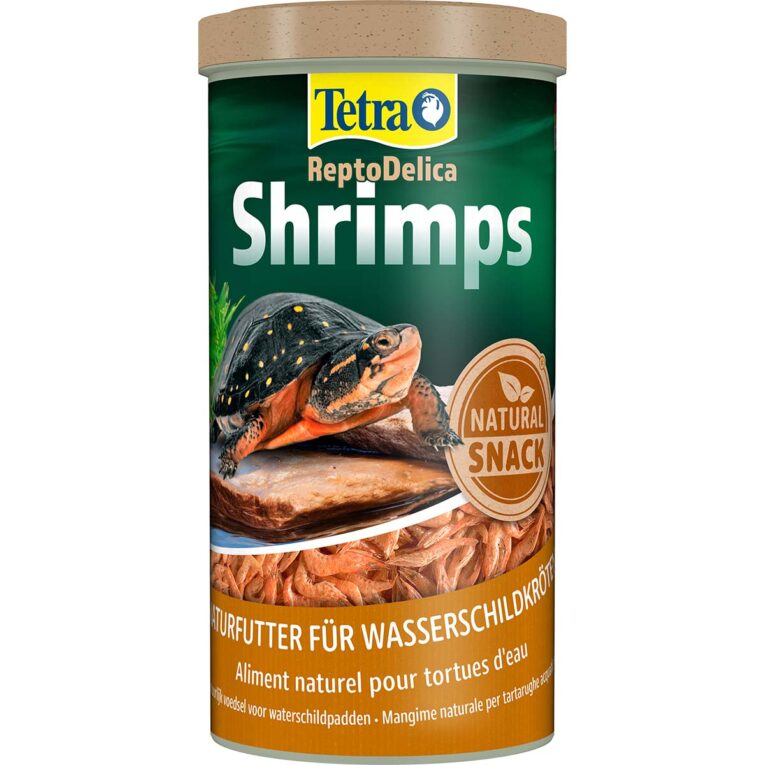 Tetra ReptoDelica Shrimps sind der ideale Leckerbissen zur Ergänzung des Hauptfutters Ihrer Wasserschildkröte. Mit vielen Mineralien.