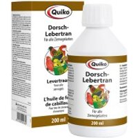 Quiko Dorsch-Lebertran 200 ml: Vitaminreiches Ergänzungsfuttermittel für Ziervögel