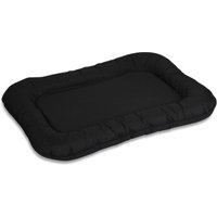 Knuffelwuff Wasserfestes In und Outdoor Hundebett Lucky aus Nylongewebe schwarz XXL