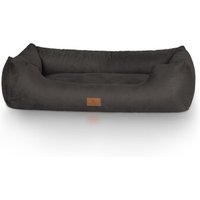 Knuffelwuff Hundebett Dreamline aus Velours schwarz XL