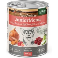 AniForte Nassfutter Junior Menue Rind 6 x 400g