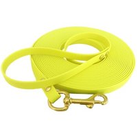 bio-leine 25-35 kg Schleppleine Biothane neon gelb 5 m