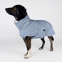 THE DOG IDEA Bademantel Every Blau L