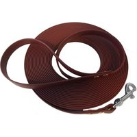 bio-leine 25-35 kg Schleppleine Biothane sattelbraun 5 m