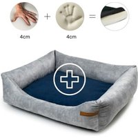 Rexproduct Otto Orthopädisches Hundebett Grau S-XL dunkelblau M