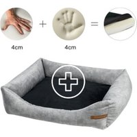 Rexproduct Otto Orthopädisches Hundebett Grau S-XL schwarz M