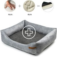 Rexproduct Otto Orthopädisches Hundebett Grau S-XL graphit/nature M