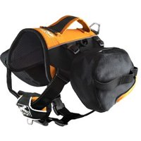 Kurgo Baxter Hunderucksack schwarz/ orange L