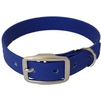bio-leine 21-30cm HU Biothane Halsband dunkelblau 46 cm