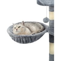 Lionto Liegemulde für Kratzbäume - 15 cm Tiefe hellgrau