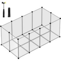 SONGMICS XXL Freigehege mit Bodenplatten