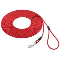 bio-leine bis 25kg Biothane Schleppleine rot 15 m