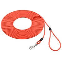 bio-leine bis 25kg Biothane Schleppleine orange 10 m
