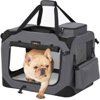 FEANDREA S-XXXL Transportbox Oxford-Gewebe grau 60 cm