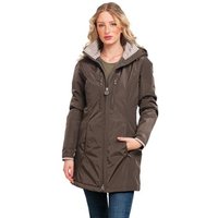 Knuffelwuff leichte Damen Übergangsjacke Fairfield braun 40 - EU