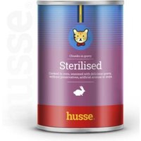 husse 24 Dosen je 415 g. Sterilised Stückchen. Ausgewogene Mahlzeit mit Taurinzusatz