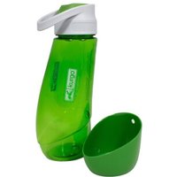 Kurgo Gourd Wasserflasche und -napf für Hunde grün