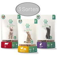 Fellicita Katzensnacks 3x50g Mixpaket Fellonis Fleischstreifen