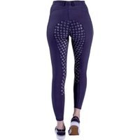 4Riders Kinder-Reithose Palm Beach Full Grip blau 1