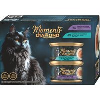 MOMENTS Diamond Nassfutter Katze Adult Soufflé Multipack 12x85 g