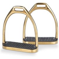 Equinate Steigbügel Luna gold 12 cm