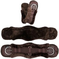 Equinate Westerngurt Classical anatomisch Lammfell braun 90 cm