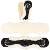 Equinate Westerngurt Classical anatomisch Lammfell naturfarben 90 cm