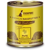 ESCAPURE Nassfutter Hund Adult Pute 6x800 g