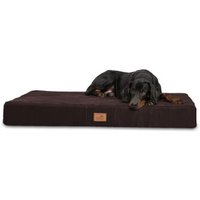 Tierlando ® STUART ORTHO PLUS - Orthopädische Hundematte braun 1