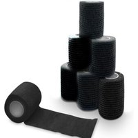 Petsation Bandagen schwarz 10cm 6St 10cm x 4