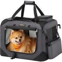 FEANDREA S-XXXL Transportbox Oxford-Gewebe grau 50 cm