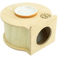Getzoo Einkammernhaus (Ø 16cm) mit Tonuntersetzer