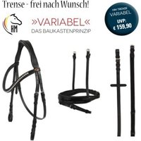 Hans Melzer Horse Equipment Melzer Trense Variabel schwarz/silber Ko