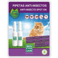 MENFORSAN Anti-Insekten-Pipetten Katze 2Stück je 1