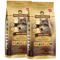 WOLFSBLUT Wild Duck Entenfleisch mit Kartoffel 2x12