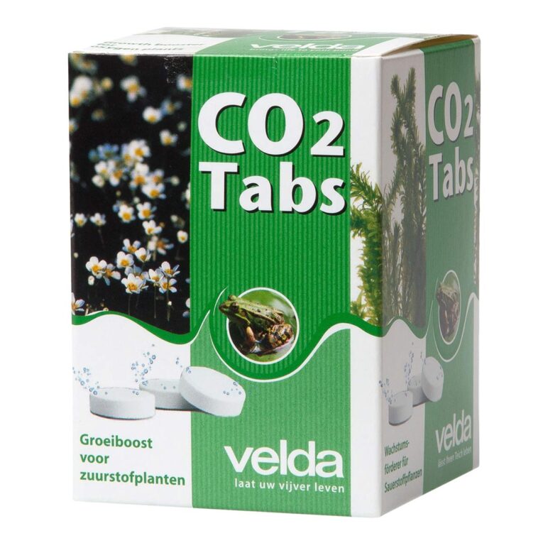 Velda CO2 Tabs sorgen durch Zufügen von extra Kohlensäure (CO2) für sehr effiziente Art