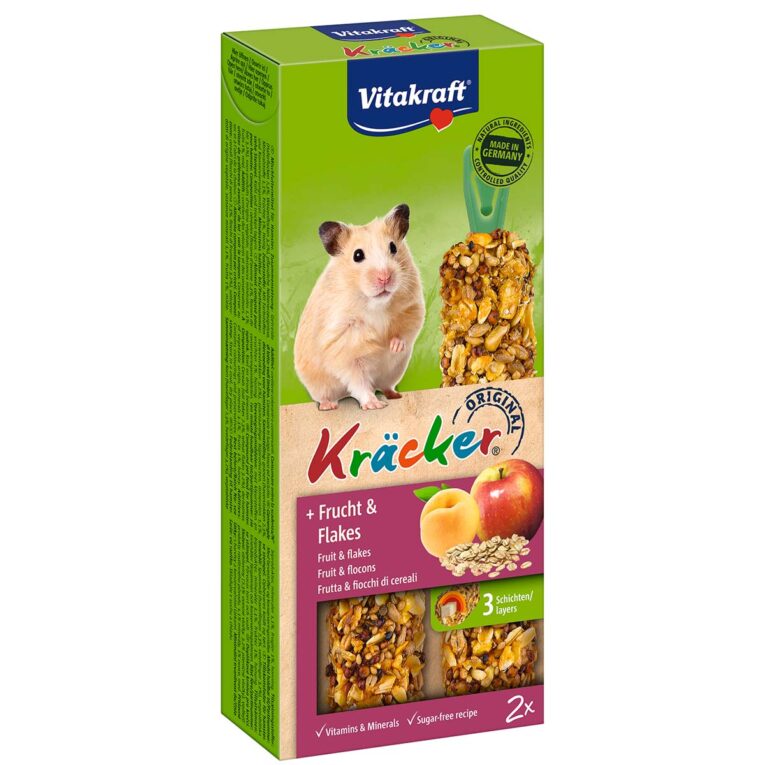 Leckere Snacks für Hamster.